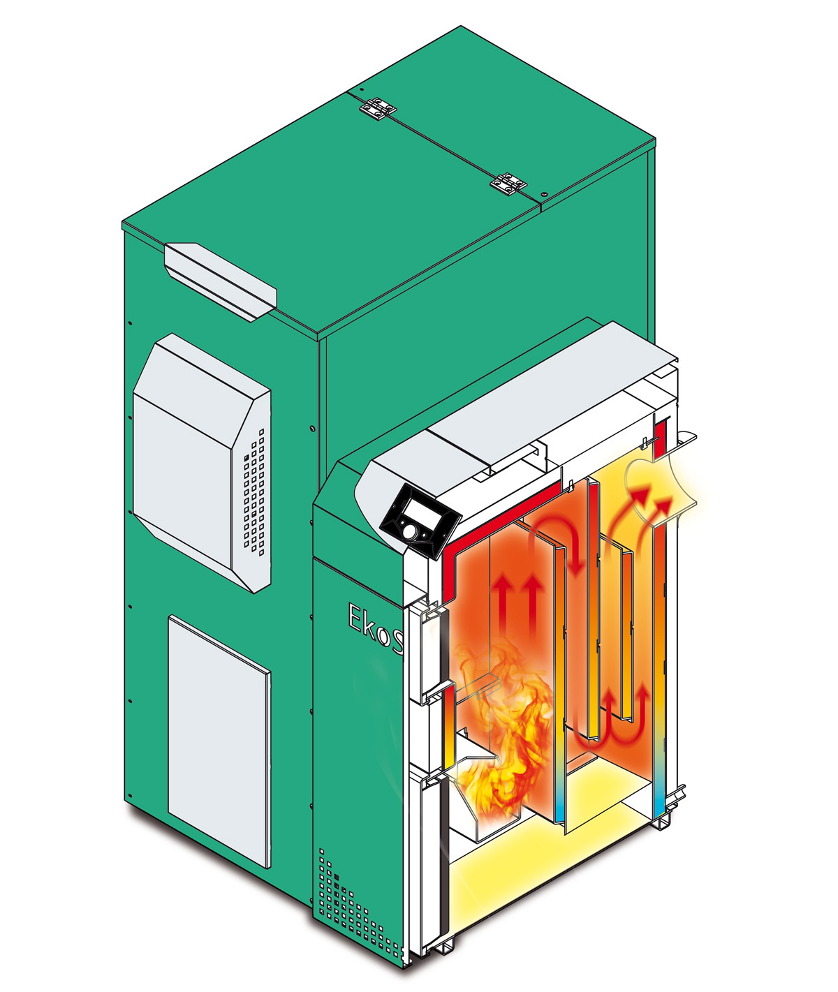 Boiler BETA emission class 5, pellet boiler