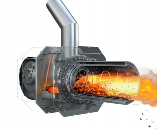 Automatický kotel na pelety BETA  KOMPAKT s bočním zásobníkem